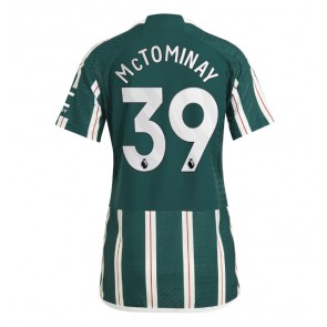 Manchester United Scott McTominay #39 Gostujuci Dres za Ženska 2023-24 Kratak Rukavima